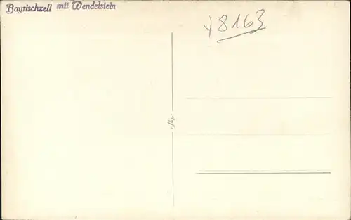 Bayrischzell mit Wendelstein Kat. Bayrischzell