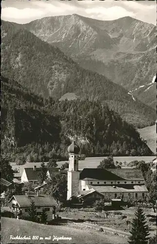 Fischbachau mit Kirche und Jaegerkamp Kat. Fischbachau