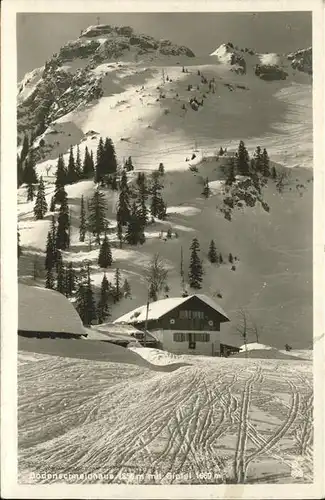 Bodenschneid Bodenschneidhaus mit Gipfel Kat. Schliersee