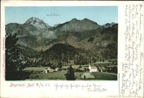 Bayrischzell Panorama Kat. Bayrischzell