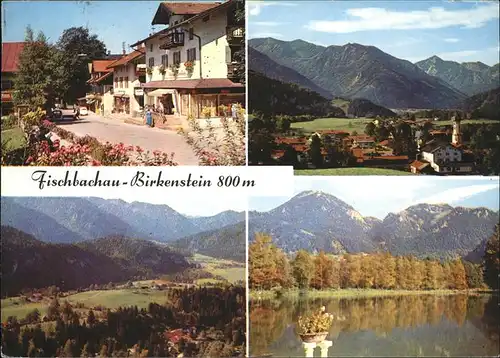 Birkenstein Panorama und Teilansichten Kat. Fischbachau