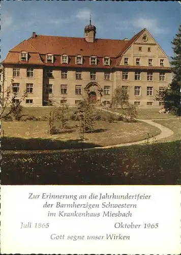 Miesbach Staedt Krankenhaus Kat. Miesbach