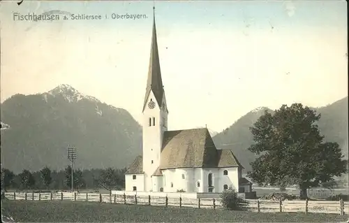 Fischhausen Schliersee Kirche Kat. Schliersee