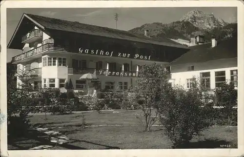 Bayrischzell Gasthof zur Post Kat. Bayrischzell