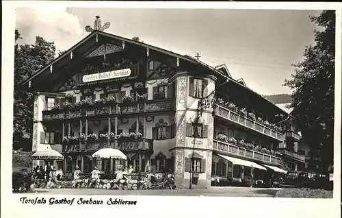 Schliersee Terofals Gasthof Seehaus Kat. Schliersee