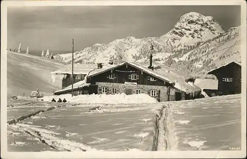 Bayrischzell Berggasthaus Oberes Sudelfeld Kat. Bayrischzell