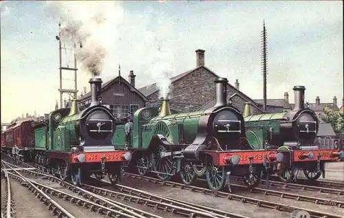 Lokomotive Grantham England Kat. Eisenbahn
