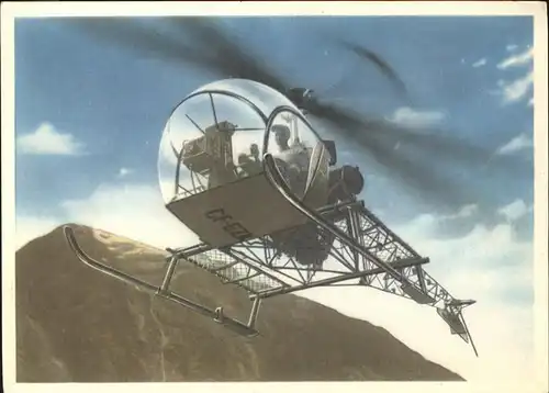 Hubschrauber Helikopter Kanada Lutz und Eva Heck Kanada Werbung Margarine  / Flug /