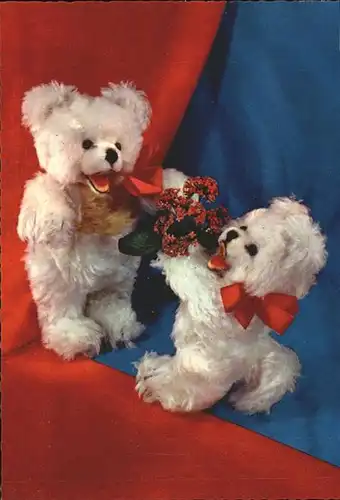 Teddy Teddybaer Teddy bear Blumenstrauss Kat. Kinderspielzeug