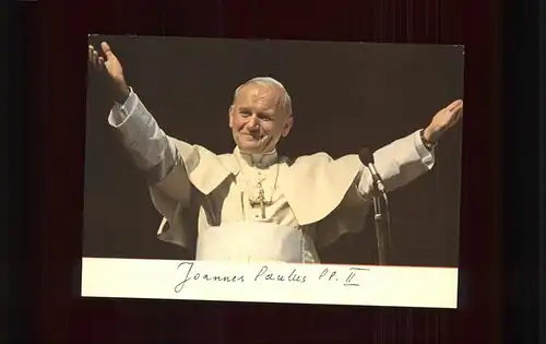 Papst Johannes Paul II. Kat. Religion