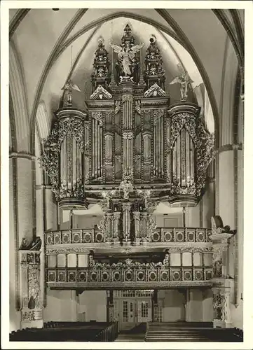 Kirchenorgel St. Johanniskirche Lueneburg  Kat. Musik