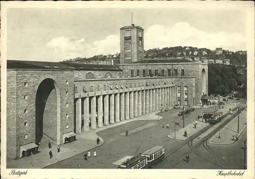 Strassenbahn Stuttgart Hauptbahnhof Kat. Strassenbahn