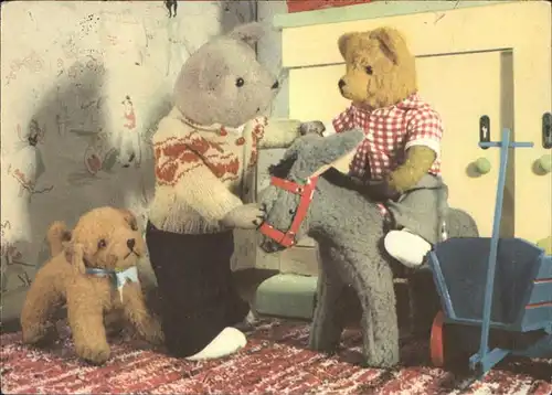 Teddy Teddybaer Teddy bear Hund Esel Kat. Kinderspielzeug