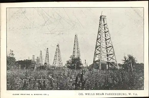 oelfoerderung Oil Fields Oil Wells Parkersburg  Kat. Rohstoffe Commodities