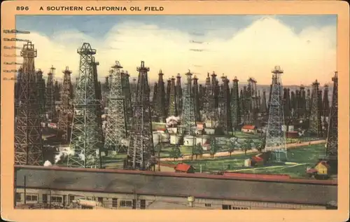 oelfoerderung Oil Fields Oil Field Southern California Kat. Rohstoffe Commodities