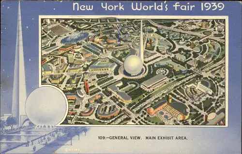 Exposition Worlds Fair New York 1939 General view  Kat. Expositions