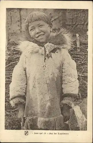 Eskimos Inuit Kind Kat. Regionales