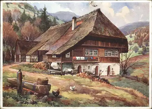 Merker W. Bauernhaus  Kat. Schwarzwaldkuenstler