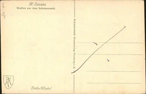 Stuecklin H. Stiller Winkel Kat. Schwarzwaldkuenstler