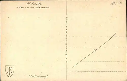 Stuecklin H. Im Dreisamtal Kat. Schwarzwaldkuenstler