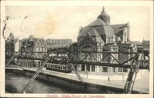 Elberfeld Wuppertal Thalia-Theater Schwebebahn / Wuppertal /Wuppertal Stadtkreis