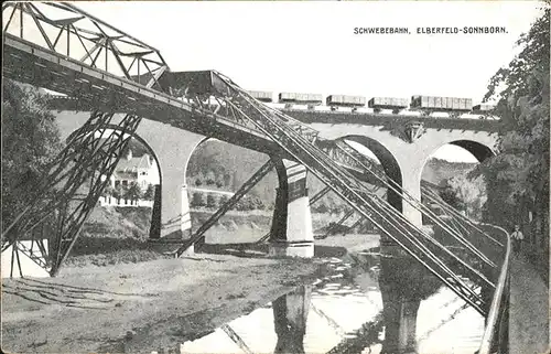 Sonnborn Elberfeld Schwebebahn  / Wuppertal /Wuppertal Stadtkreis