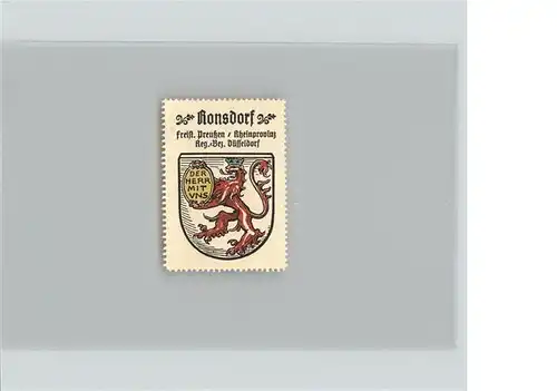 Ronsdorf Briefmarke Wappen Kat. Wuppertal