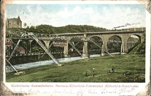 Barmen Wuppertal Schwebebahn  Kat. Wuppertal