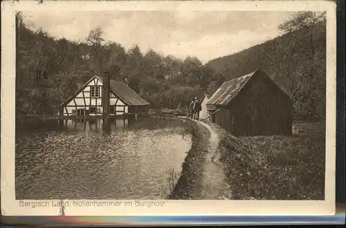 Barmen Wuppertal Bergisch Land Nuellenhammer im Burgholz Kat. Wuppertal