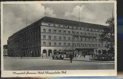 Barmen Wuppertal Hotel Wuppertaler Hof Strassenbahn Bus Kat. Wuppertal