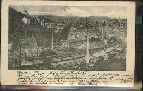 Elberfeld Wuppertal total mit Schwebebahn / Wuppertal /Wuppertal Stadtkreis