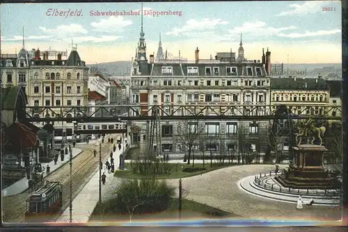 Elberfeld Wuppertal Schwebebahnhof Doeppersberg Strassenbahn / Wuppertal /Wuppertal Stadtkreis