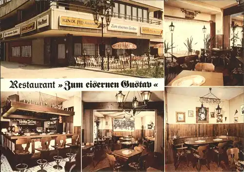 Berlin Restaurant Zum eisernen Gustav Kat. Berlin