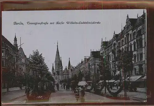 Berlin Tauentzienstr. Kaiser Wilhelm Gedaechtniskirche Kat. Berlin