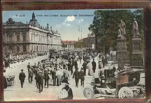 Berlin Unter den Linden Schlosswache Kat. Berlin