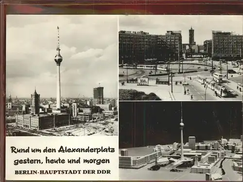 Berlin Alexanderplatz Strassenbahn Kat. Berlin