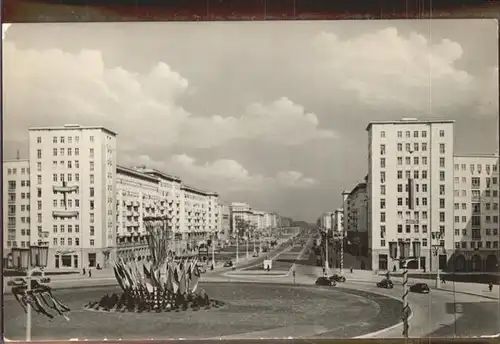 Berlin Stalinallee Straussberger Platz Kat. Berlin