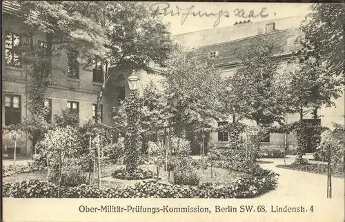 Berlin Ober Militaer Pruefungs Kommission Kat. Berlin