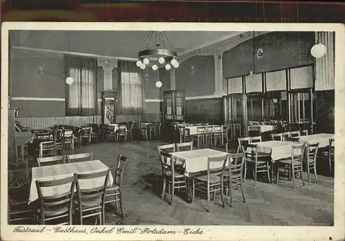 Berlin Festsaal Gasthaus Onkel Emil  Kat. Berlin