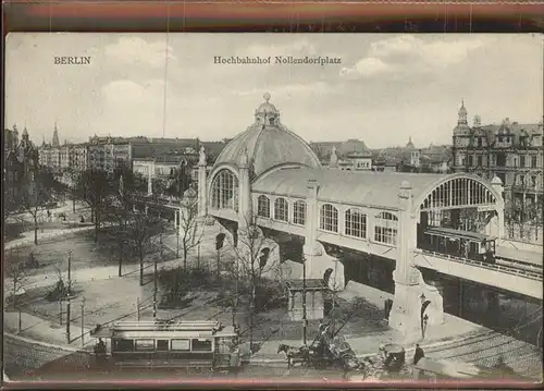 Berlin Hochbahnhof Nollendorfplatz Strassenbahn Kat. Berlin