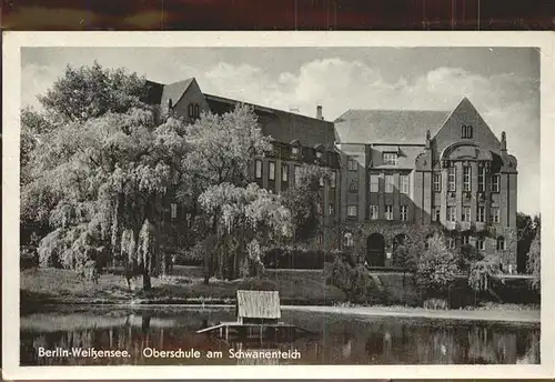 Berlin Weissensee Oberschule am Schwanenteich Kat. Berlin