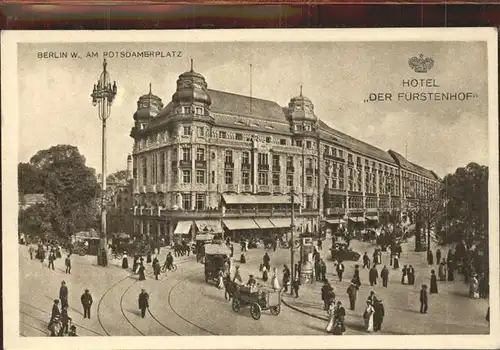 Berlin Hotel Der Fuerstenhof Kat. Berlin