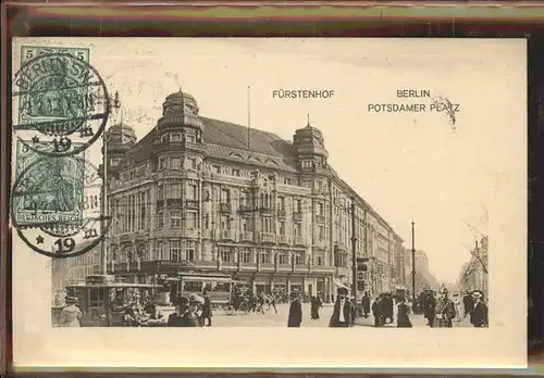 Berlin Hotel Der Fuerstenhof Kat. Berlin