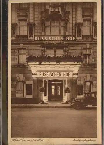 Berlin Hotel Russischer Hof Kat. Berlin