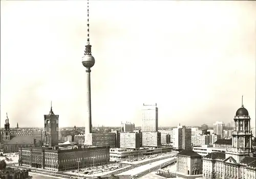 Berlin Fernsehturm Rathaus Kat. Berlin
