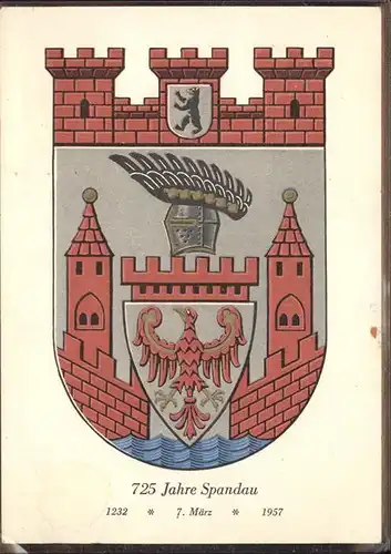 Spandau 725 Jahre Wappen Kat. Berlin