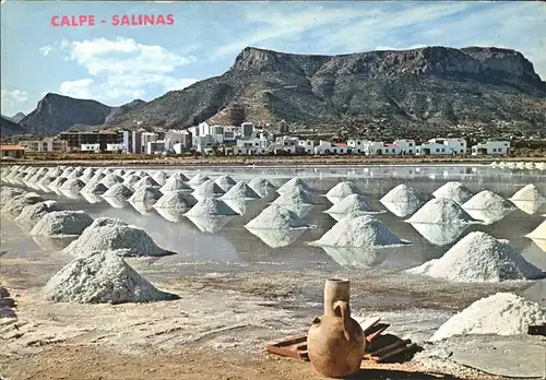 Salzgewinnung Calpe Alicante Salinas Spanien Kat. Rohstoffe Commodities