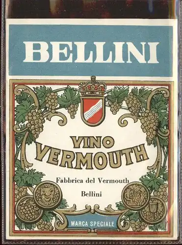 Wein Vermouth Bellini Kat. Lebensmittel