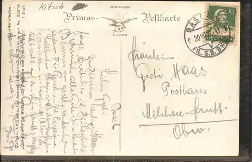 Verlag Primus Nr. 03343 Schuelerin Voegel fuettern Kat. Verlage