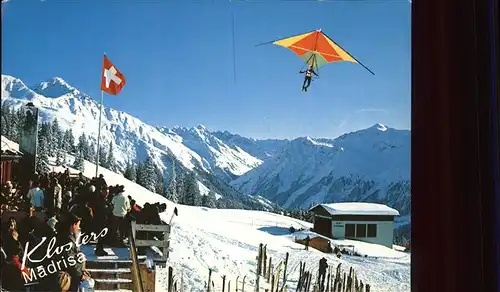 Fallschirmspringen Klosters Madrisa Delta Flugschule Condor Kat. Flug